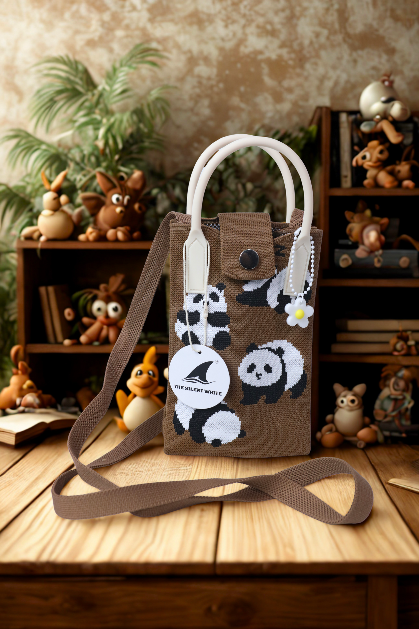 Panda Charm Bag