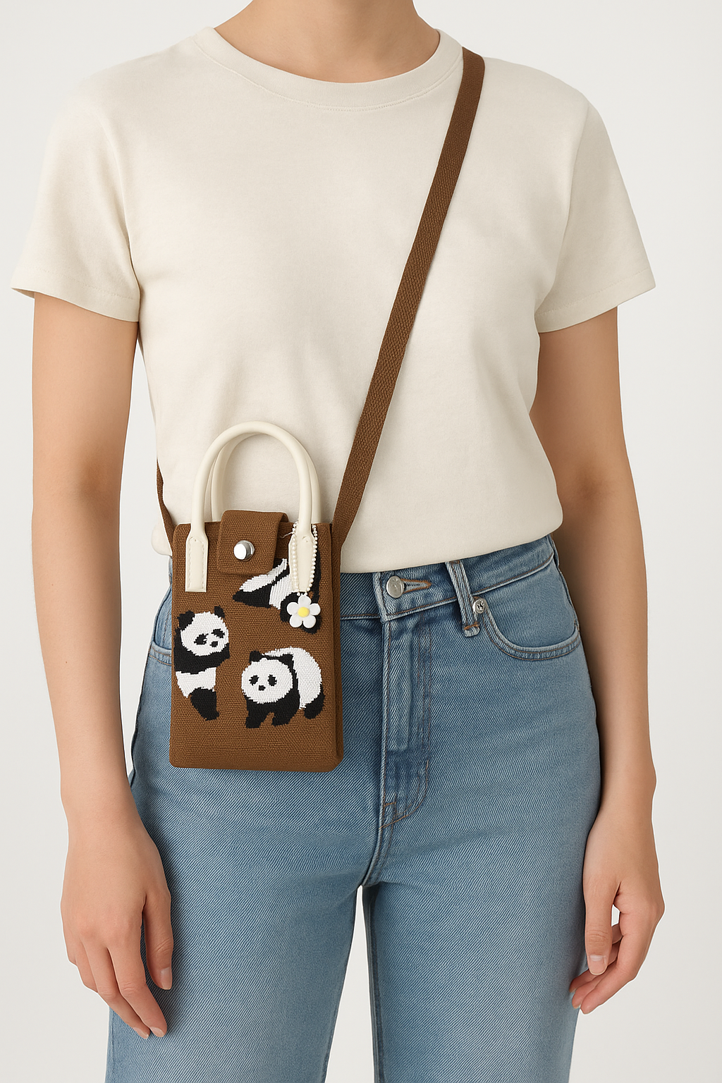 Panda Charm Bag